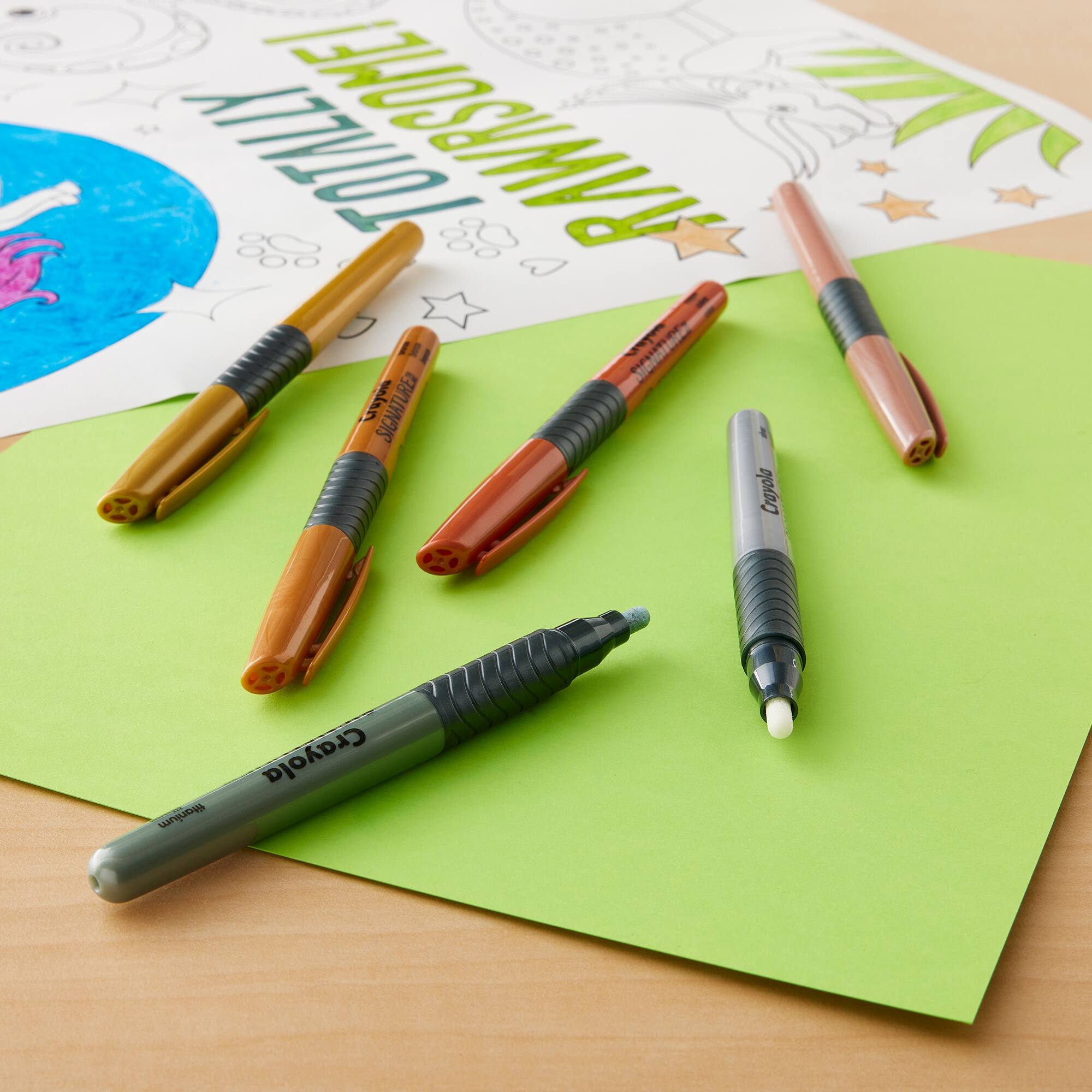 Crayola® Signature™ Liquid Metal Permanent Markers